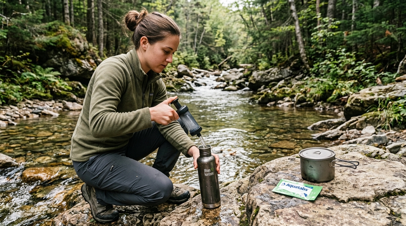 How to purify water without electricity using filter, tablets, and boiling